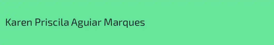 Karen Priscila Aguiar Marques